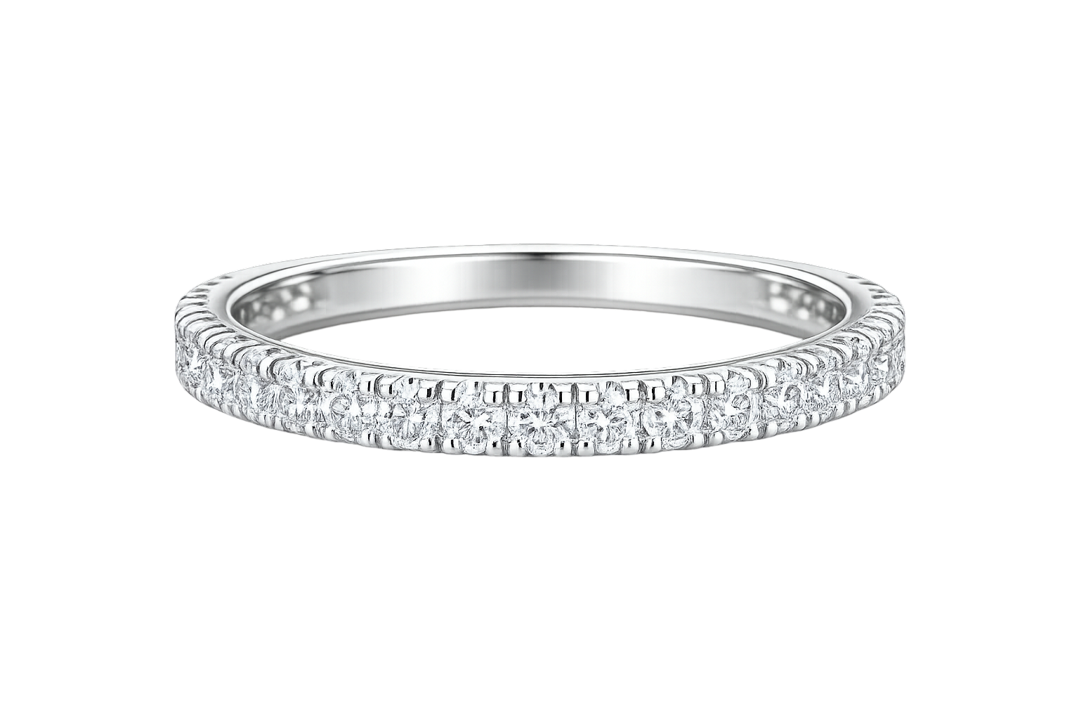 Dainty Half-Eternity Diamond Ladies Band