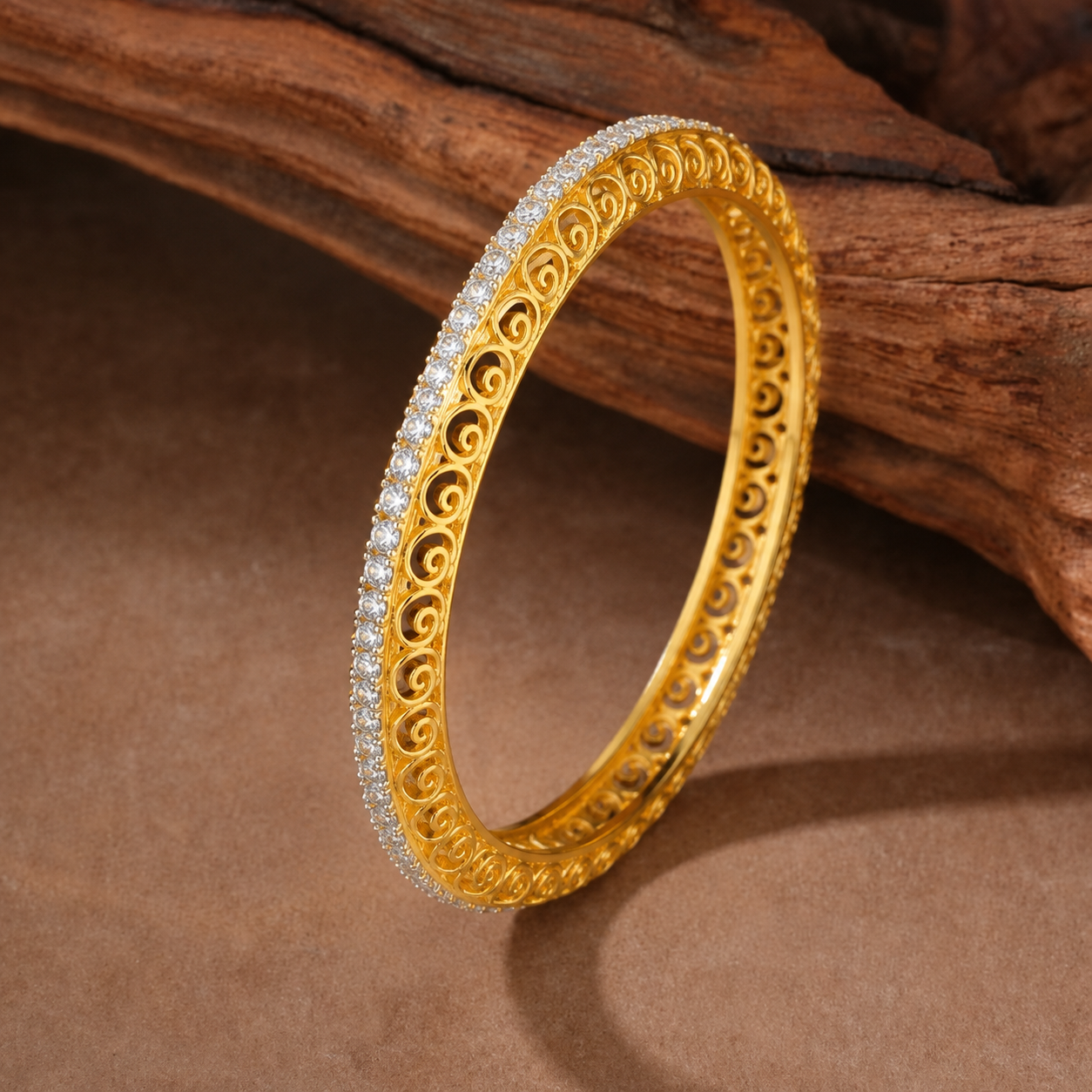 Majestic Filigree Heritage Silver Bangles