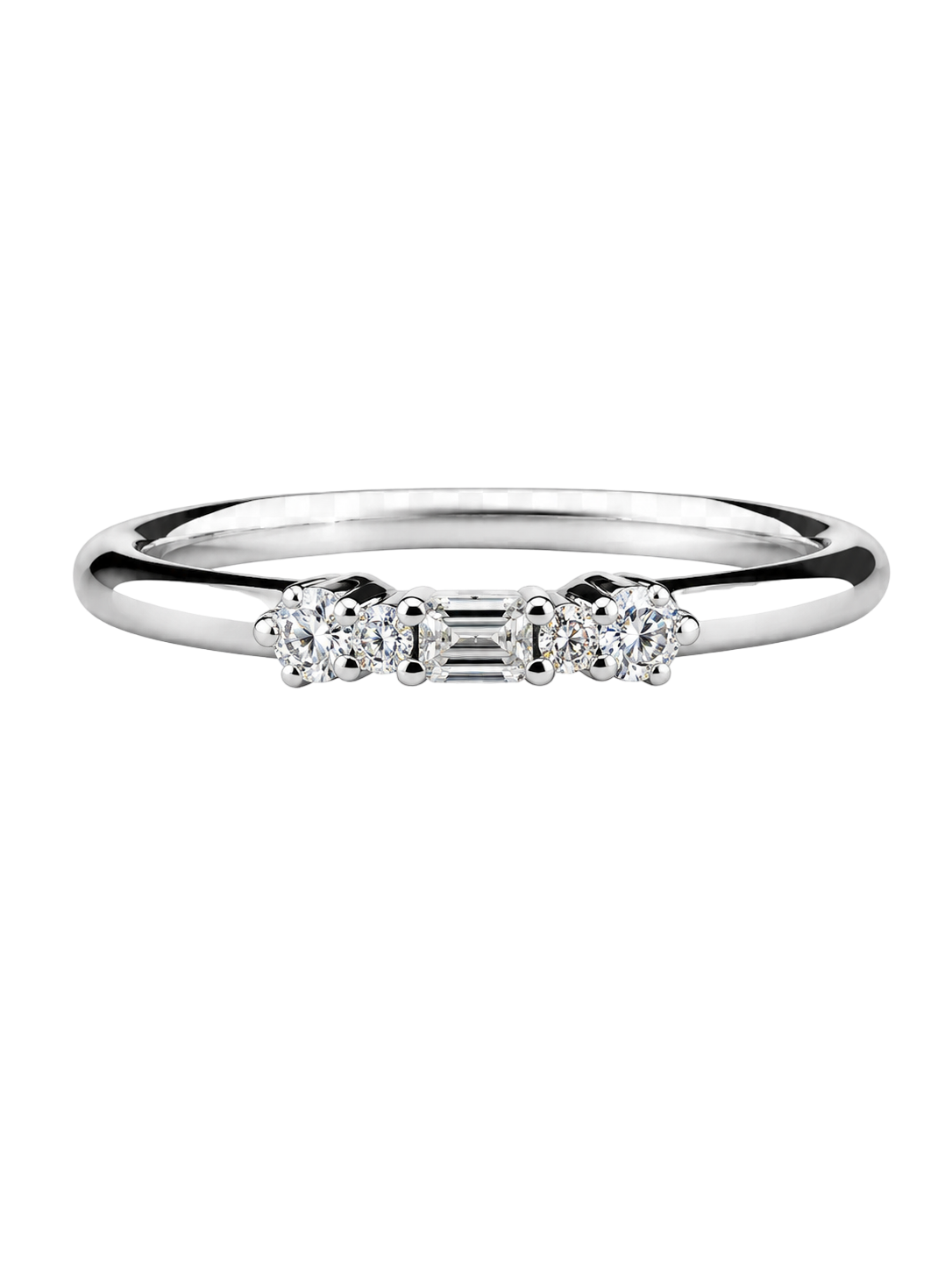 Quintet Mixed-Cut Diamond Ladies Band