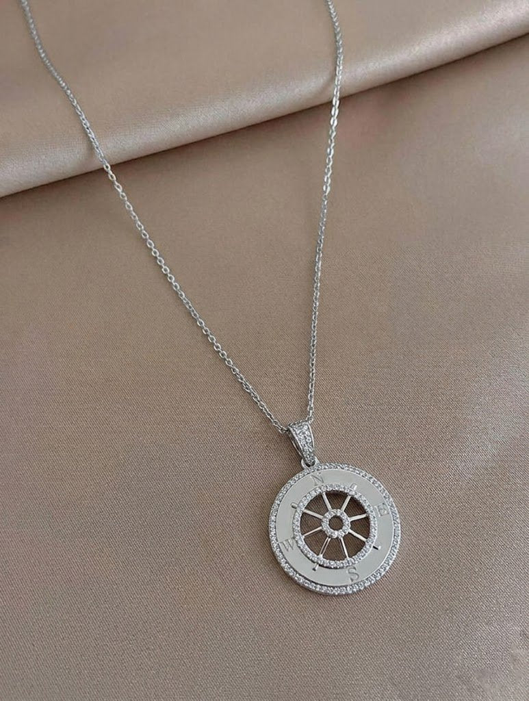 Nautical Compass Statement Pendant