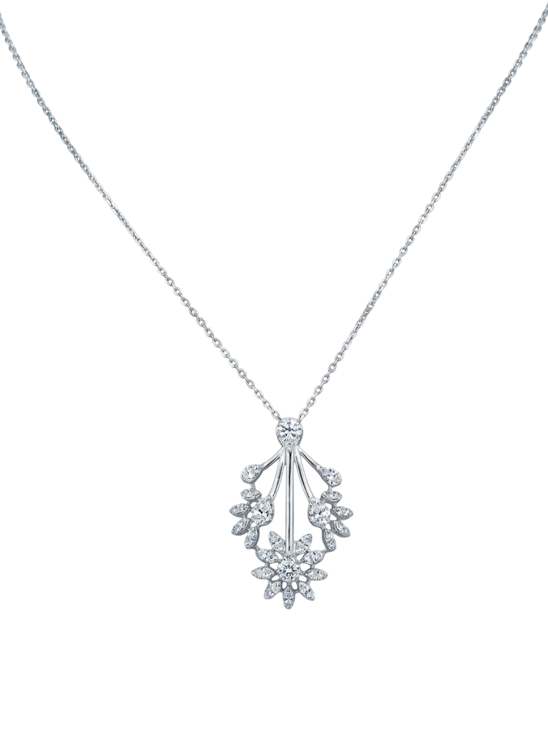 Botanical Cascade Pavé Pendant