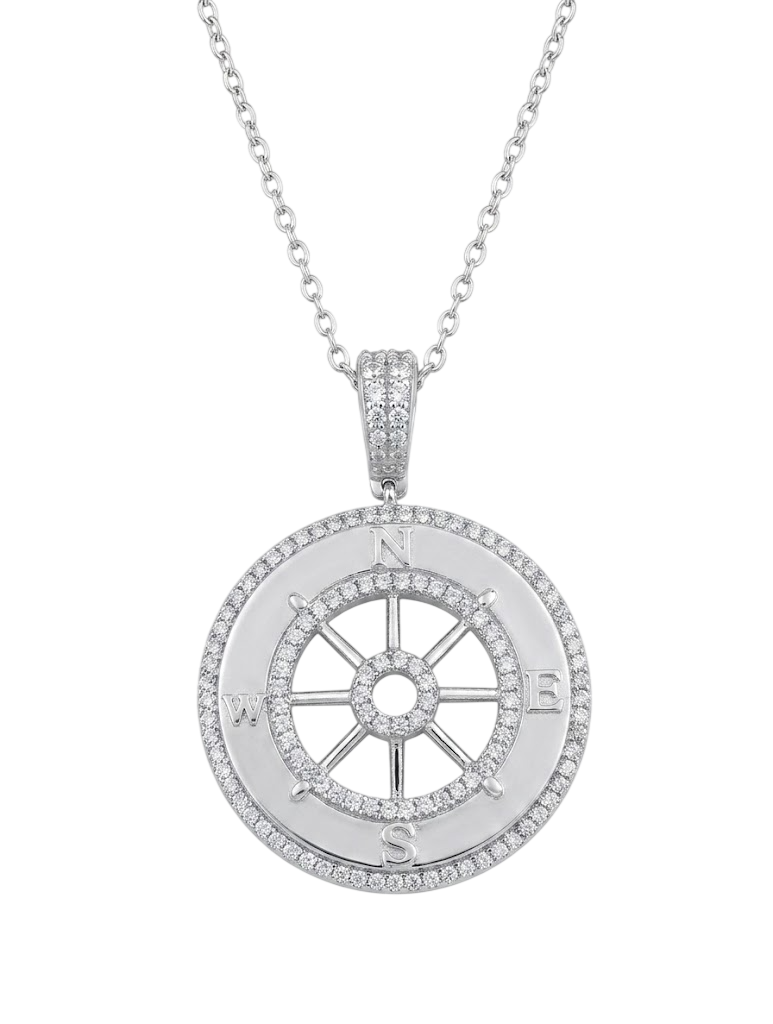 Nautical Compass Statement Pendant