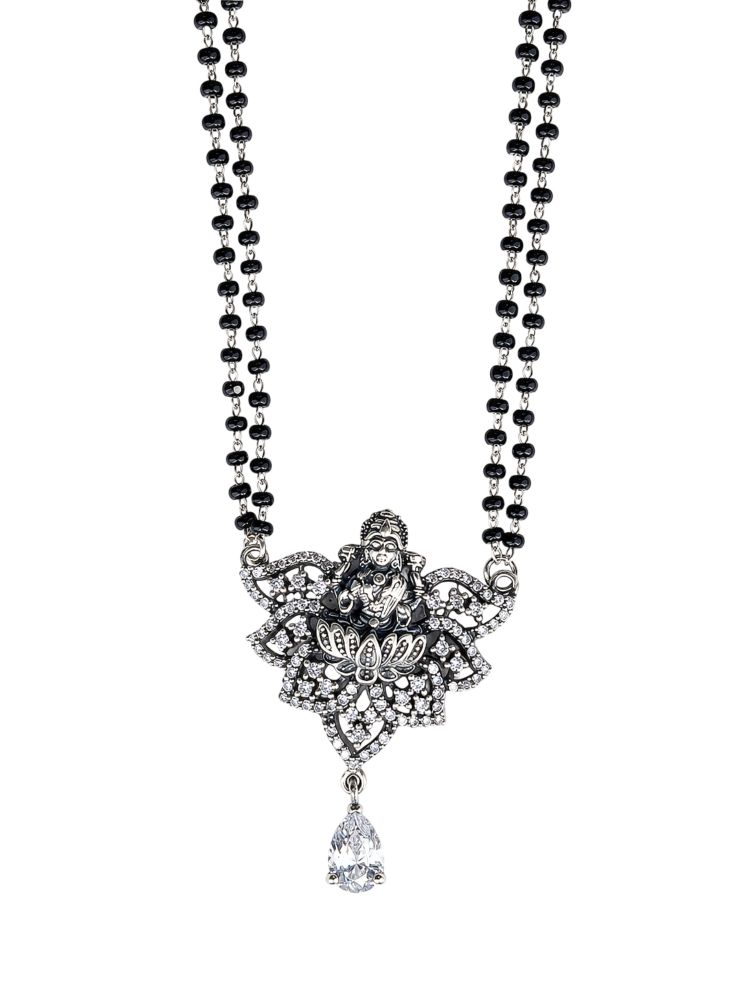 Divine Lotus Goddess Mangalsutra