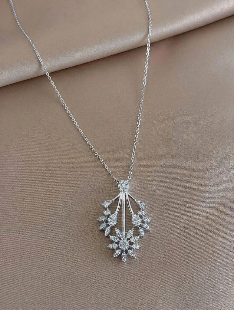 Botanical Cascade Pavé Pendant