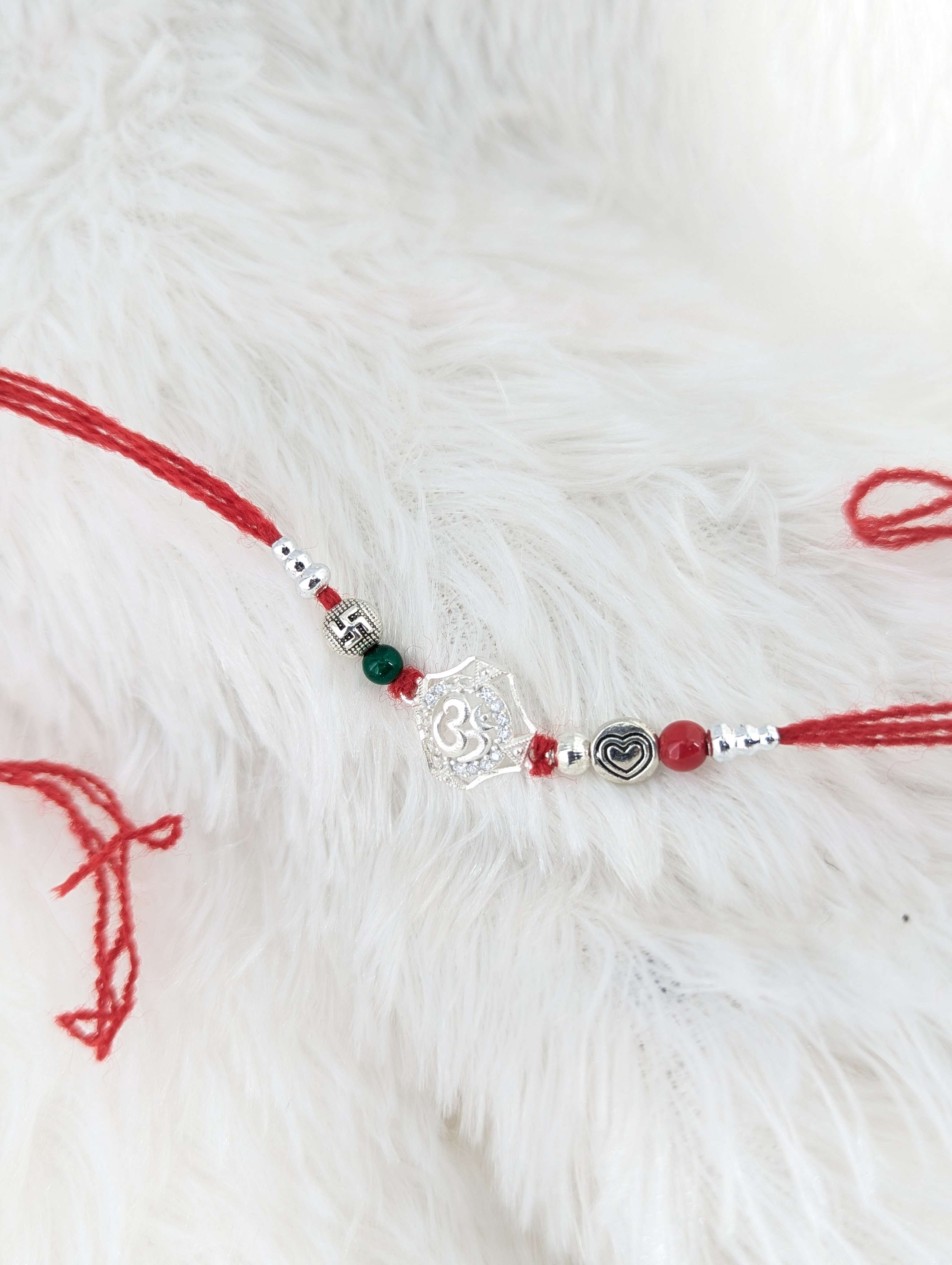 Divine Harmony Sterling Silver Rakhi