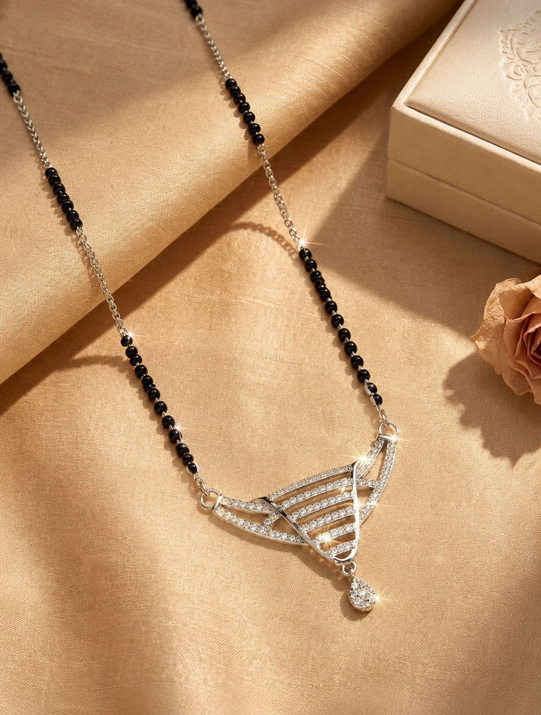 Modern Architectural Statement Mangalsutra