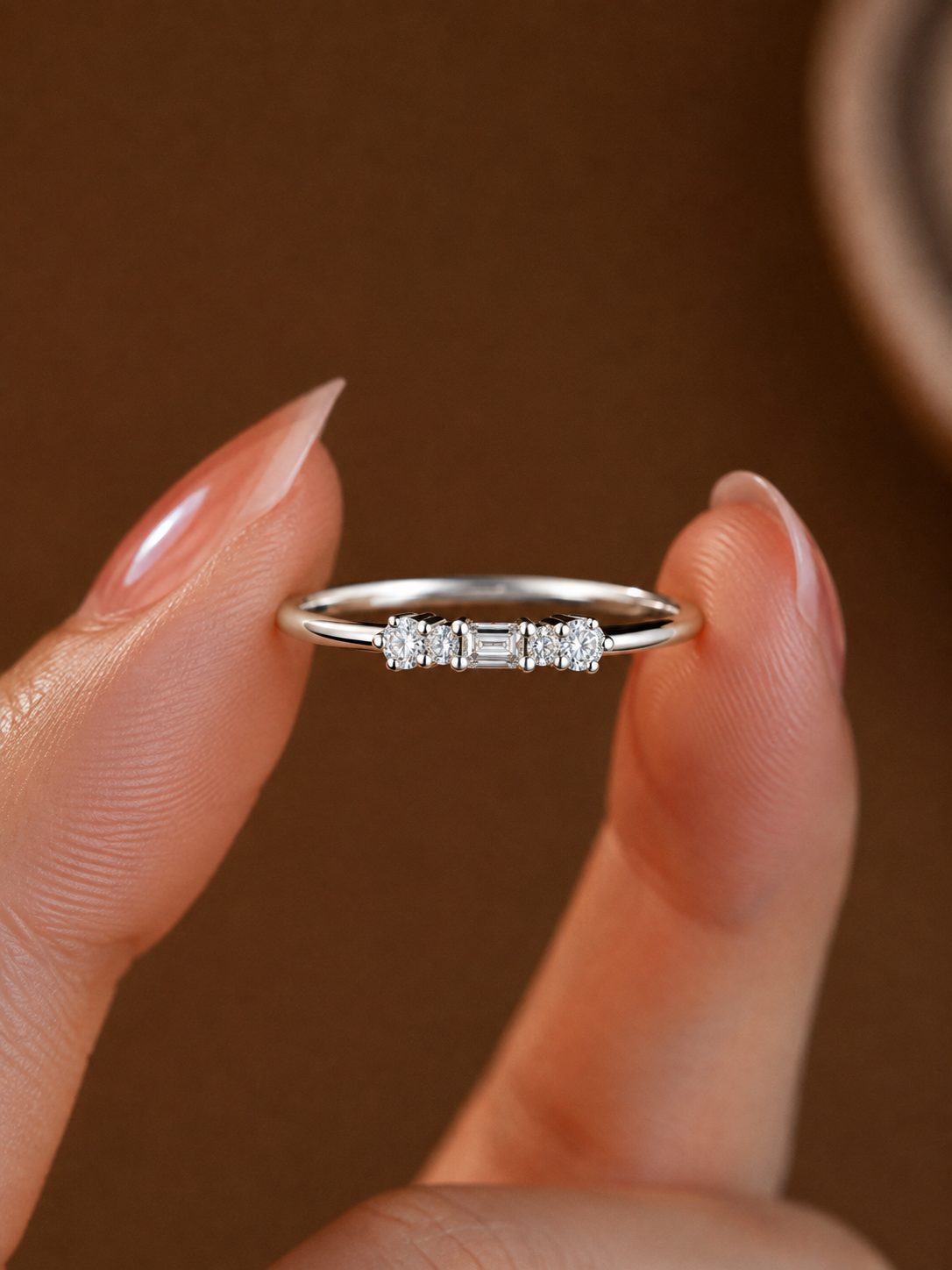 Quintet Mixed-Cut Diamond Ladies Band