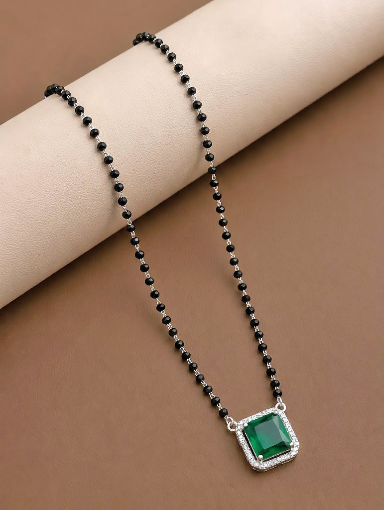 Classic Emerald-Cut Square Mangalsutra