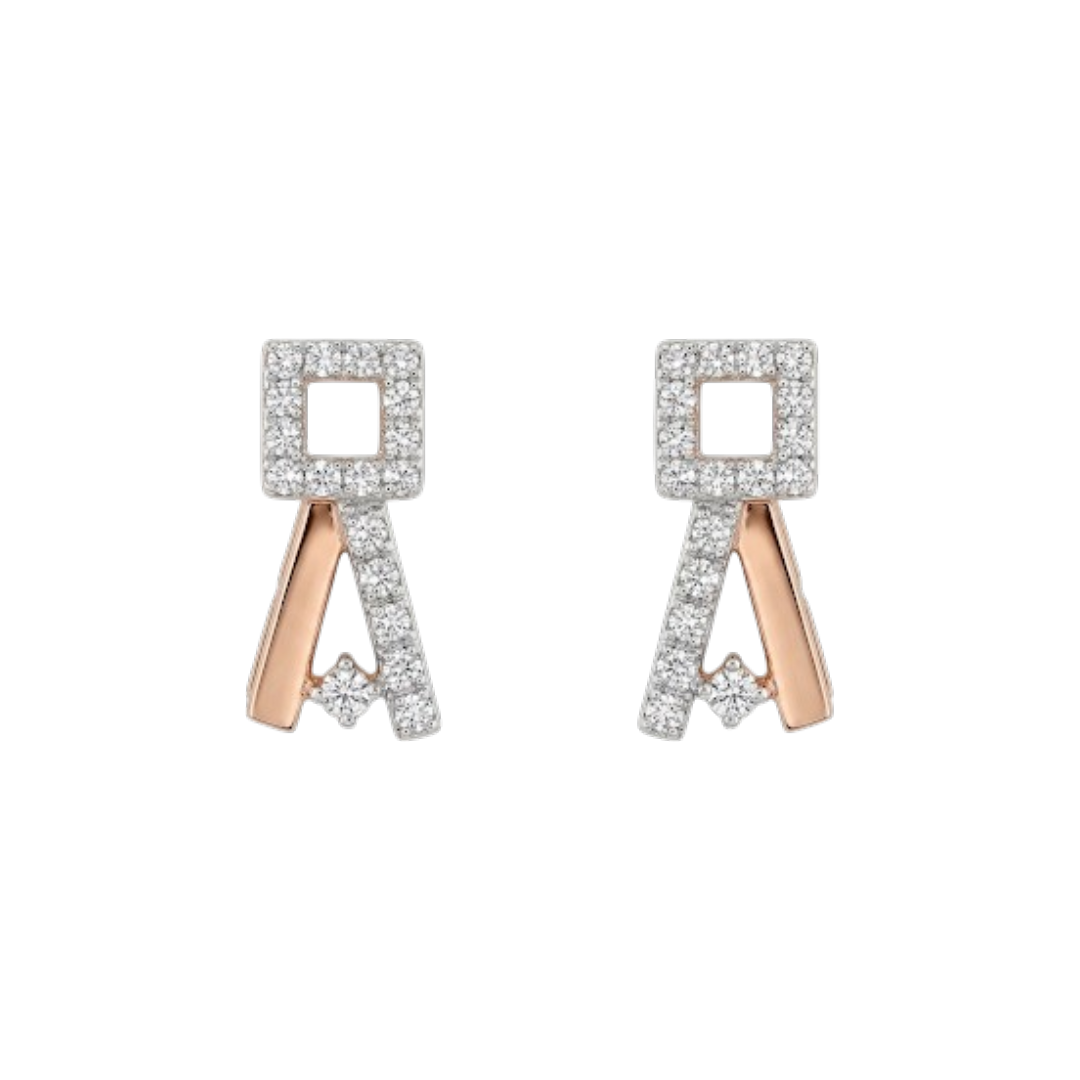 Modern Geometric Drop Studs