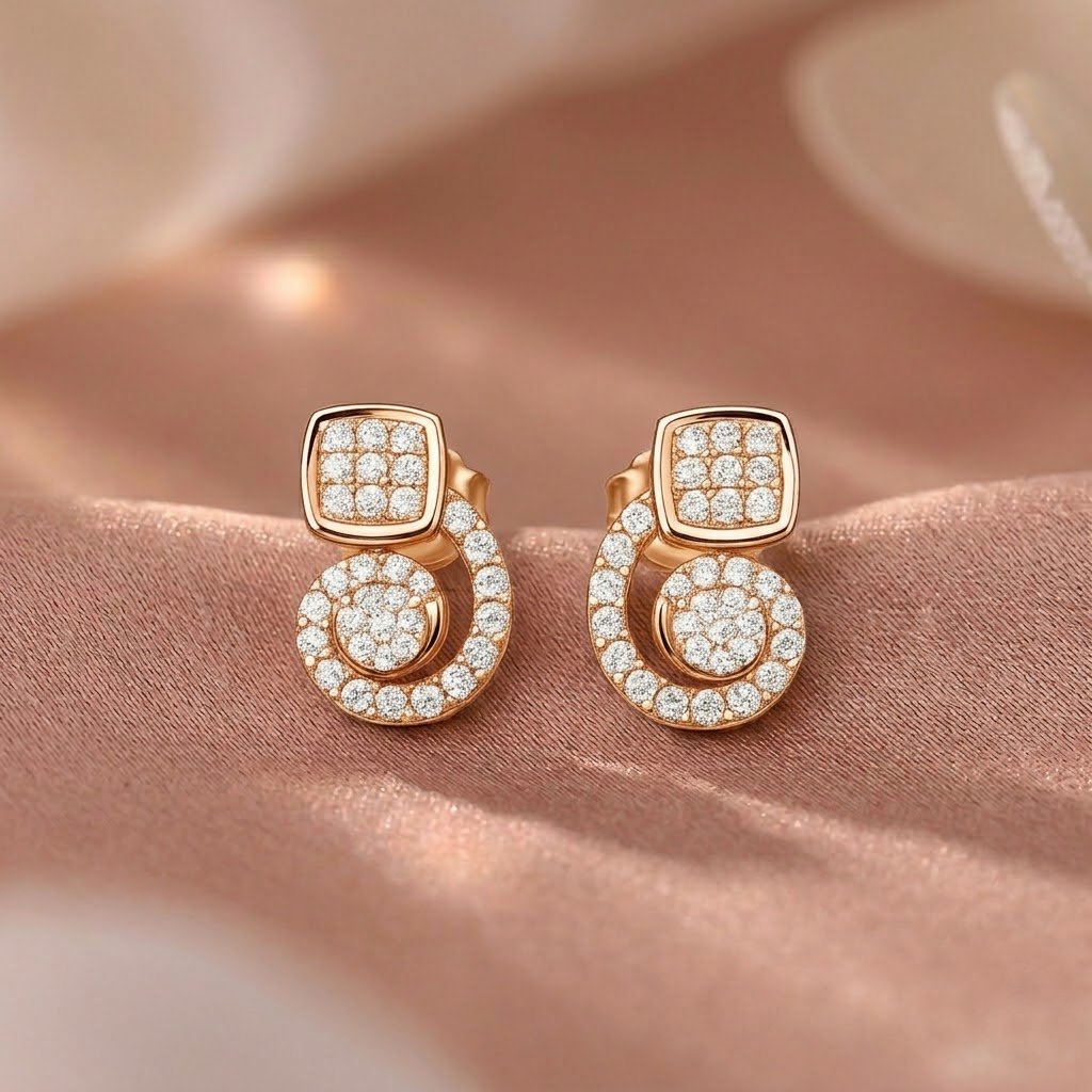 Spiral Elegance Stud Earrings