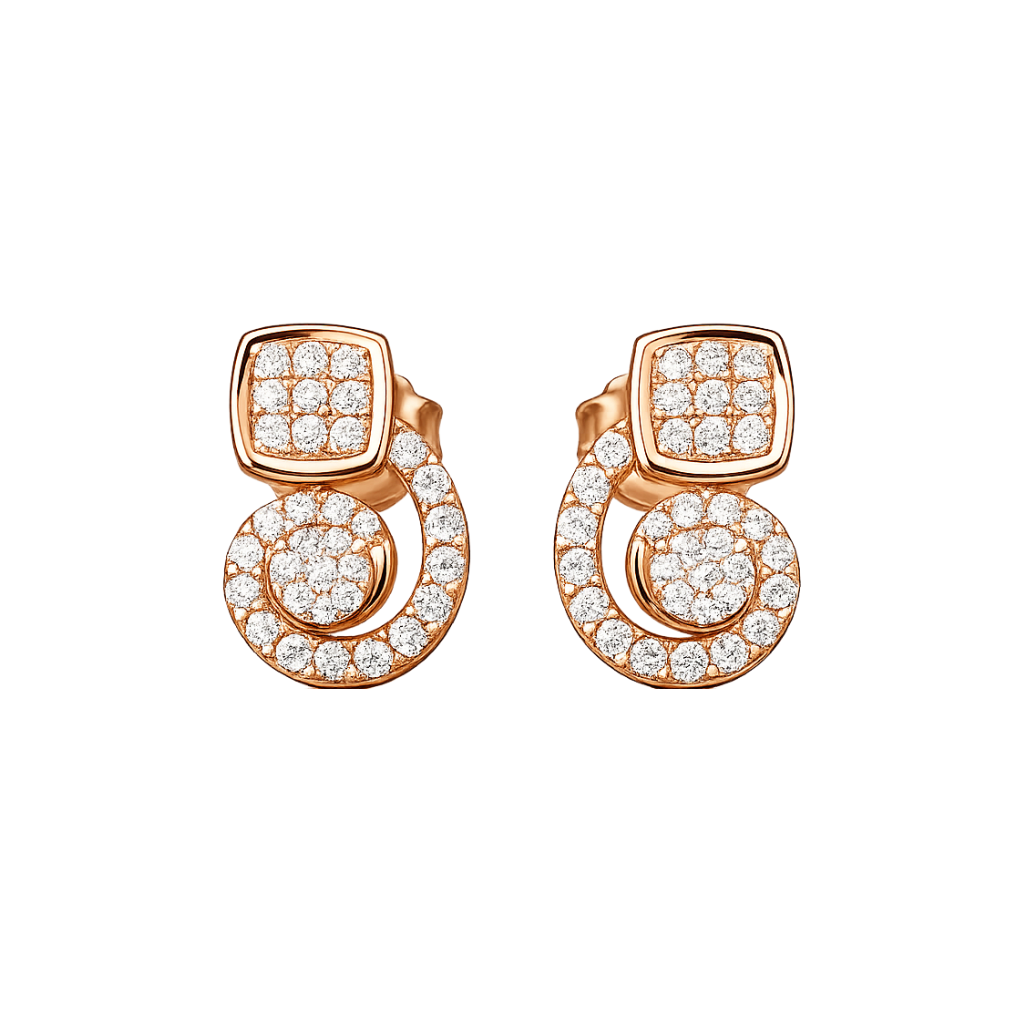 Spiral Elegance Stud Earrings