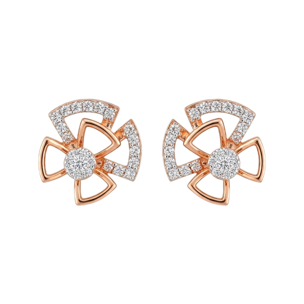 Radiant Geometric Stud Earrings