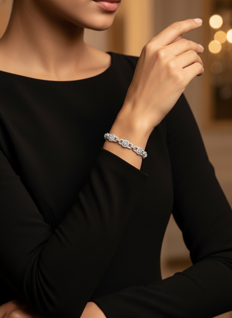 Celestia Diamond Link Bracelet