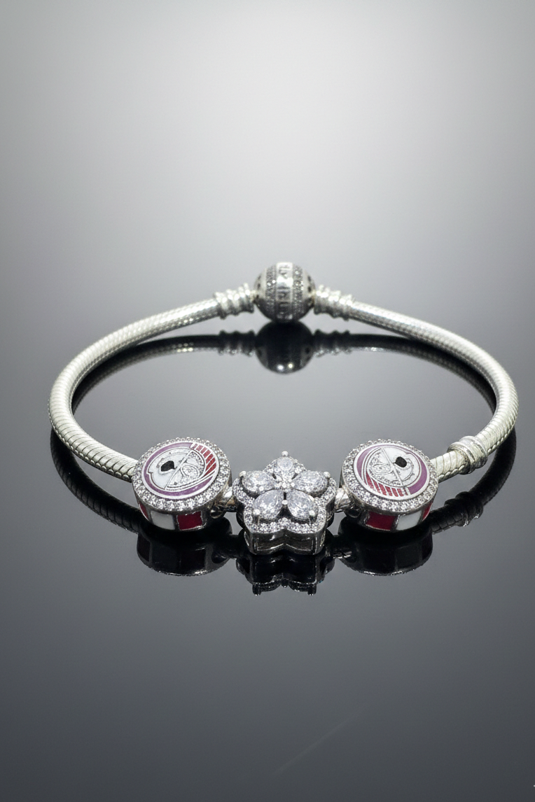 Bloom & Radiance Charm Bracelet