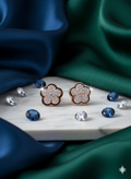 Blossom Glow Diamond Stud Earrings