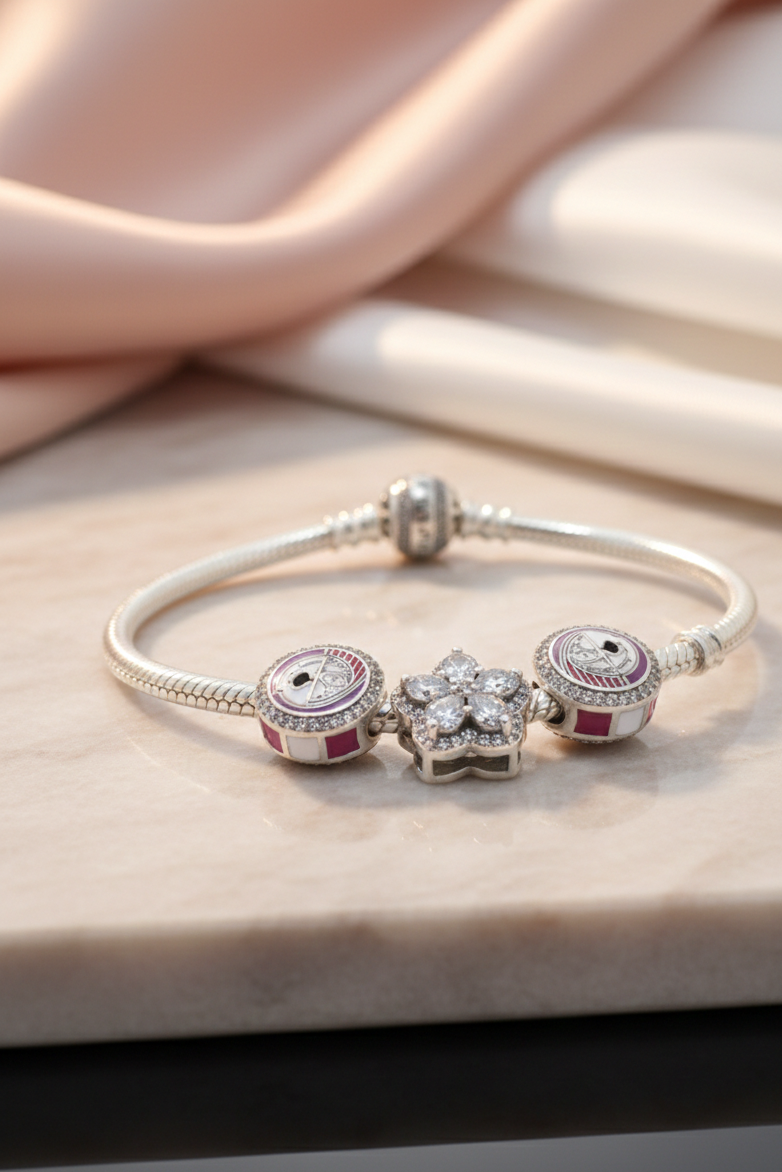 Bloom & Radiance Charm Bracelet