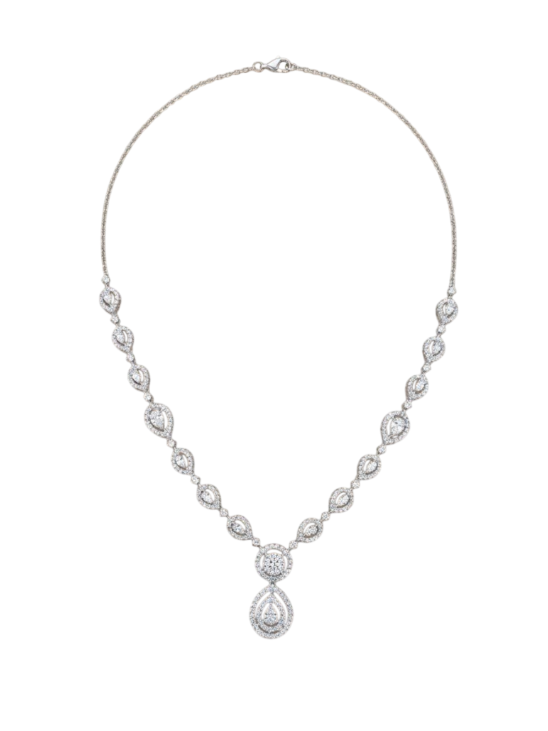 Classic Teardrop Solitaire Necklace