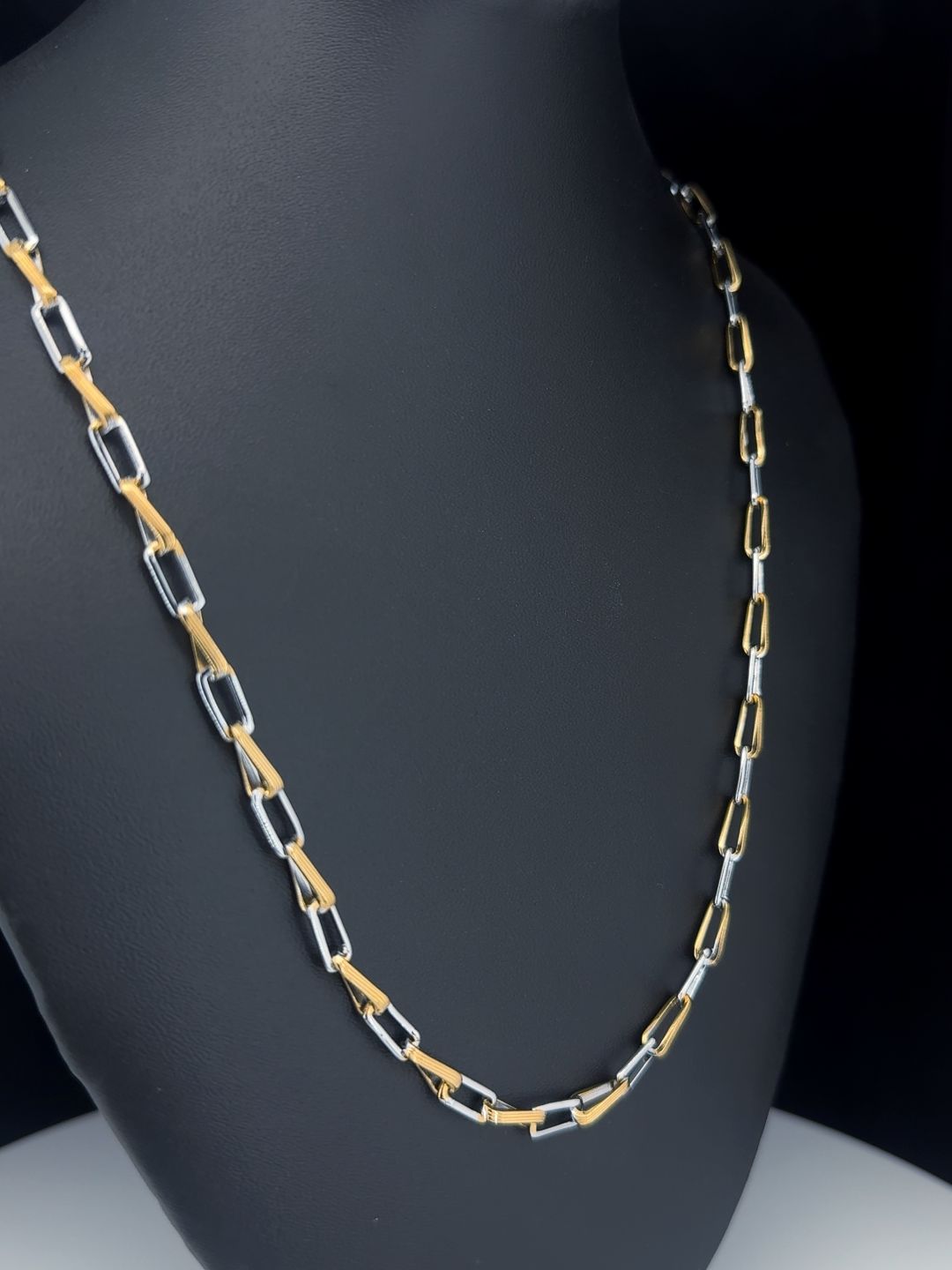 Two-Tone Gents Link Chain