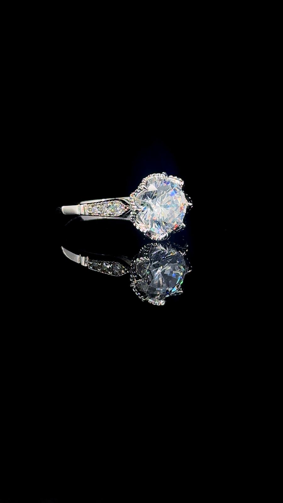 925 Sterling Silver Solitaire Ring