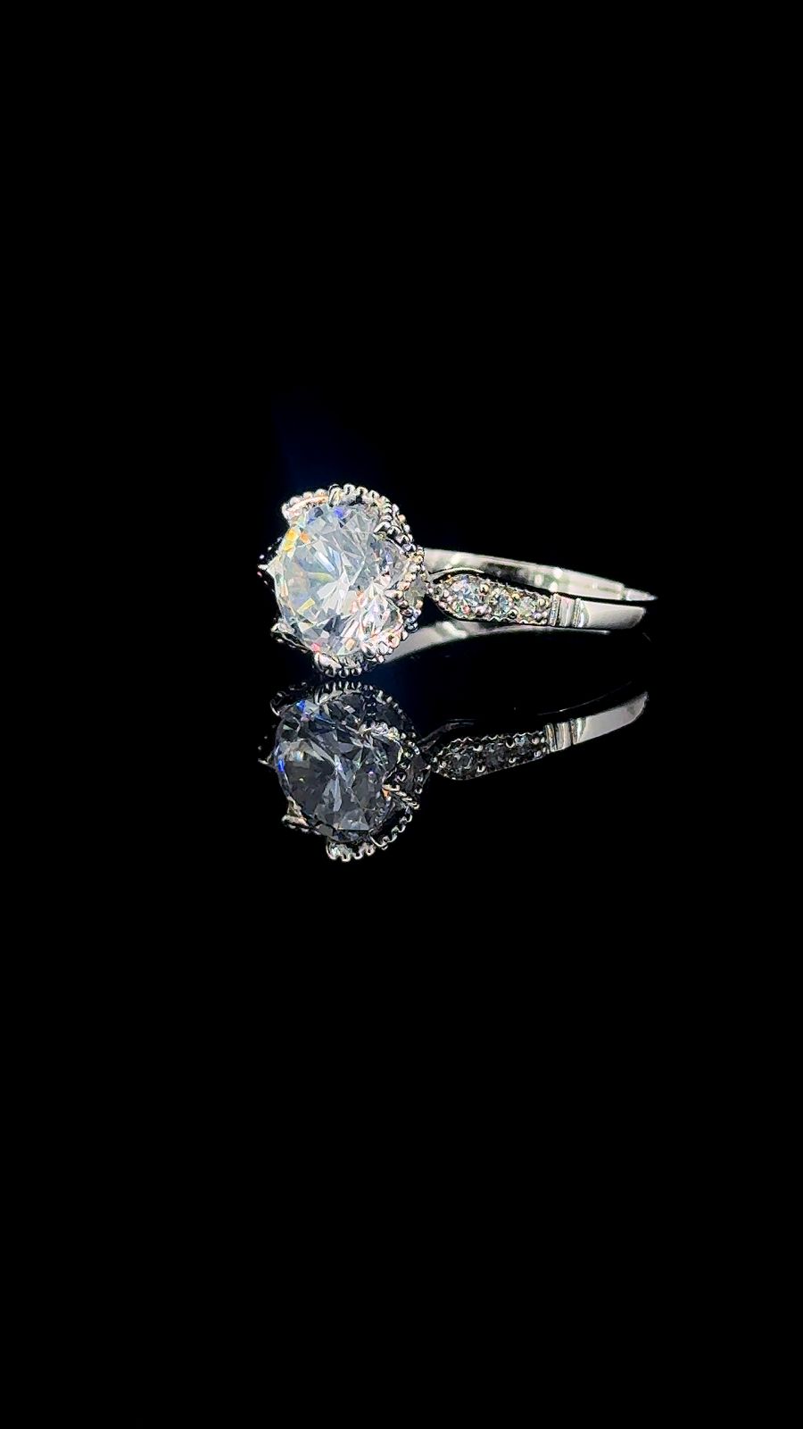 925 Sterling Silver Solitaire Ring