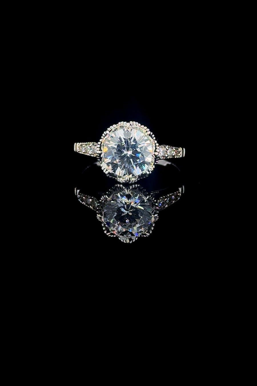 925 Sterling Silver Solitaire Ring