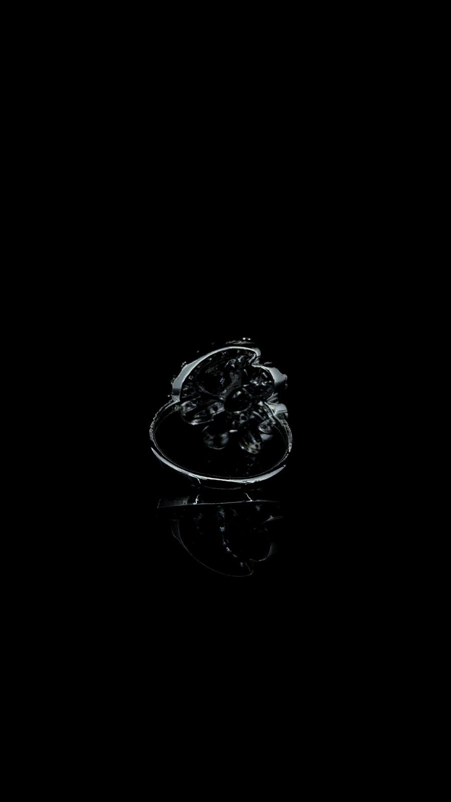 Lunaria Royale Crystal Bloom Ring