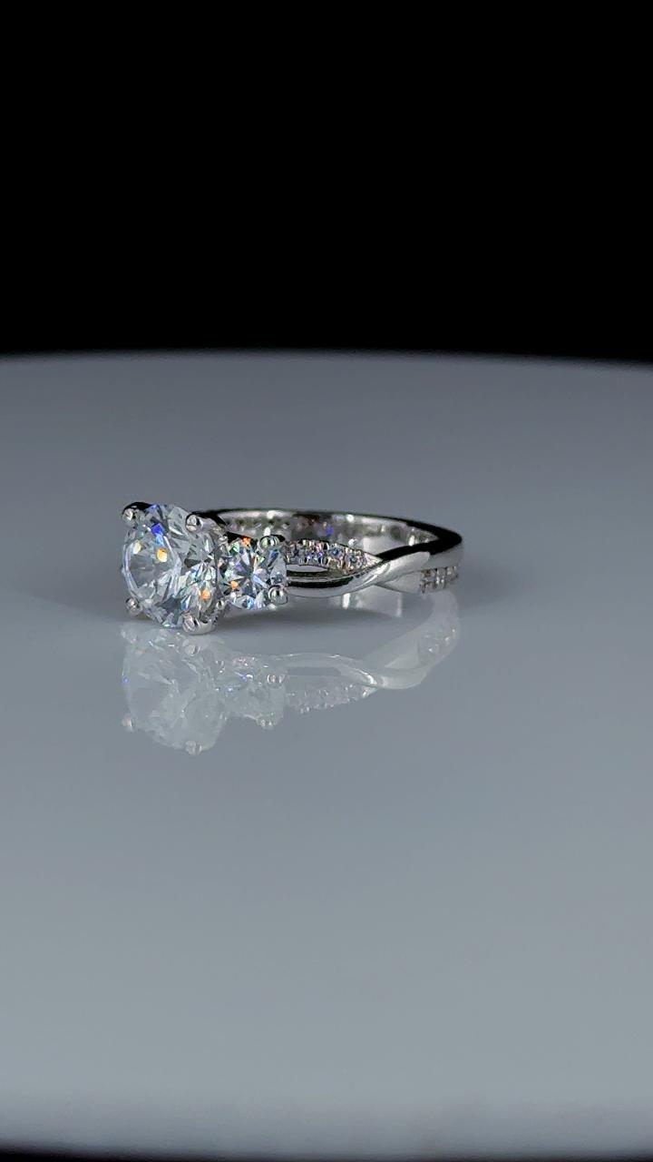 Royal Sparkle 925 Silver Ring