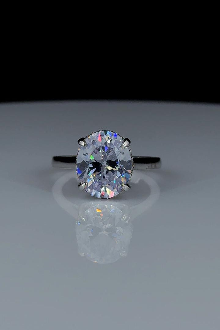 Majestic Solitaire 925 Silver Ring