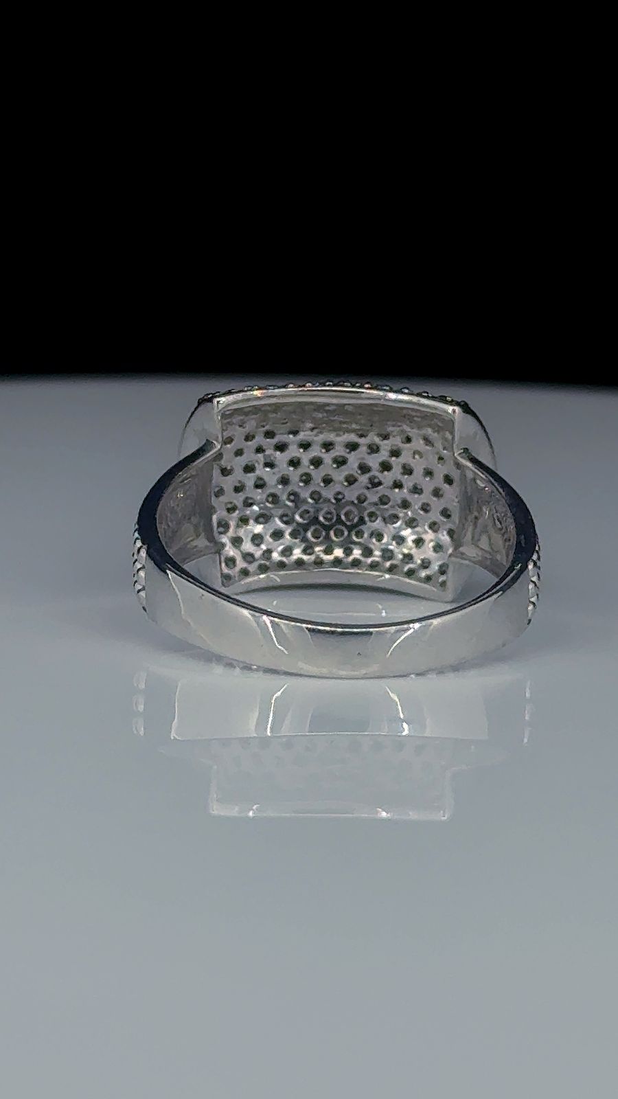 Royal Glacier Pave Ring