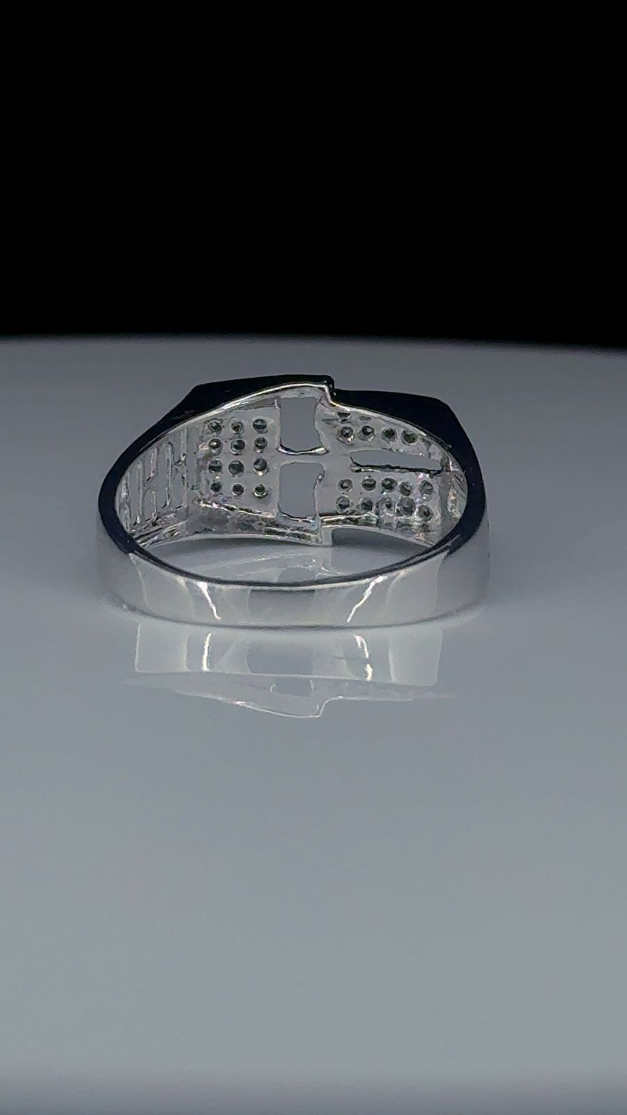 Ice Buckle Statement Ring