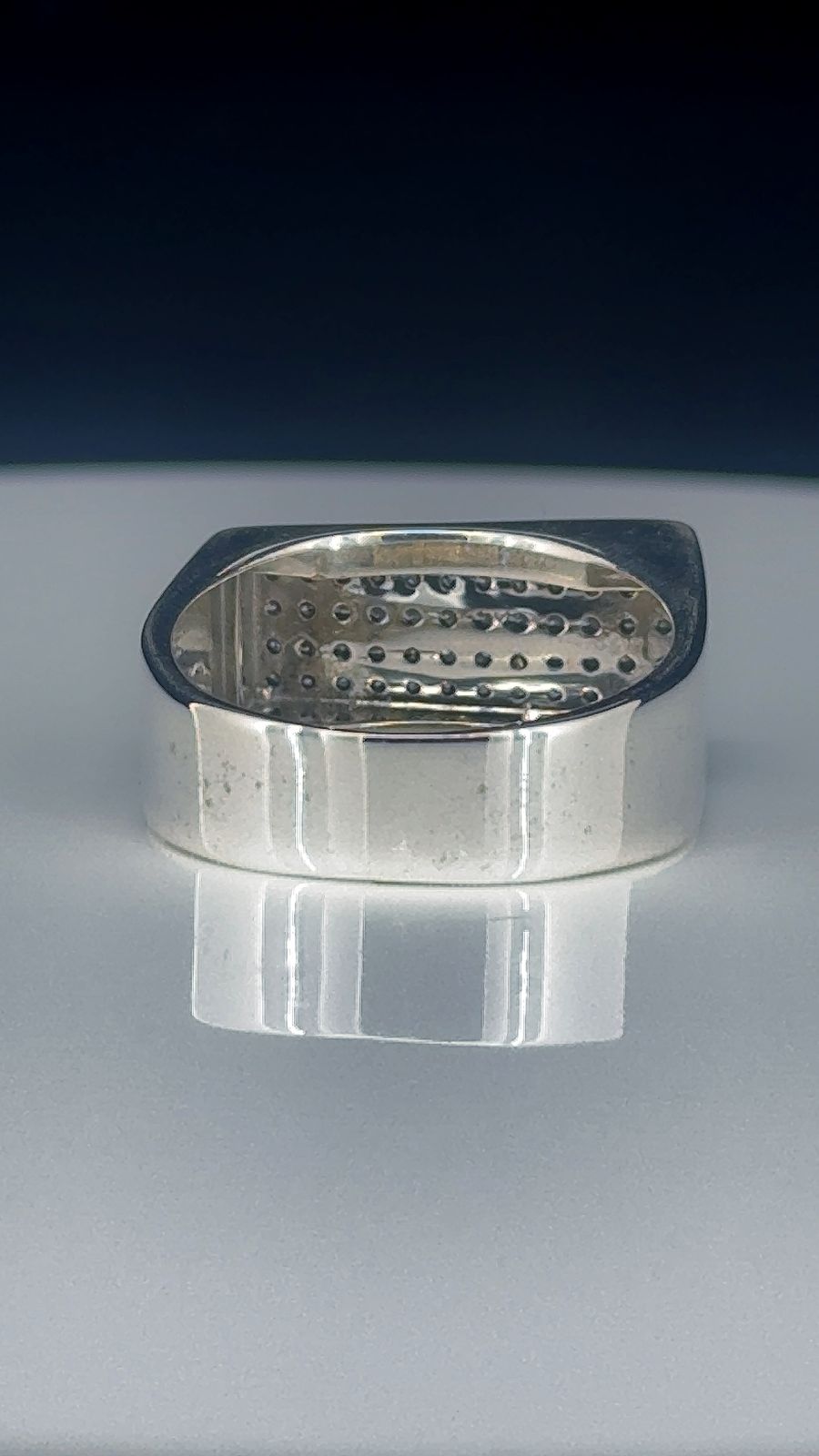 Monarch Bar Pave Ring