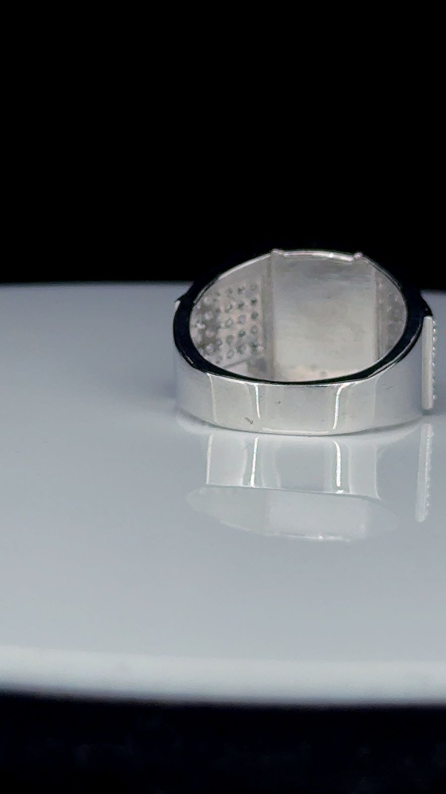 Royal Stride Silver Statement Ring