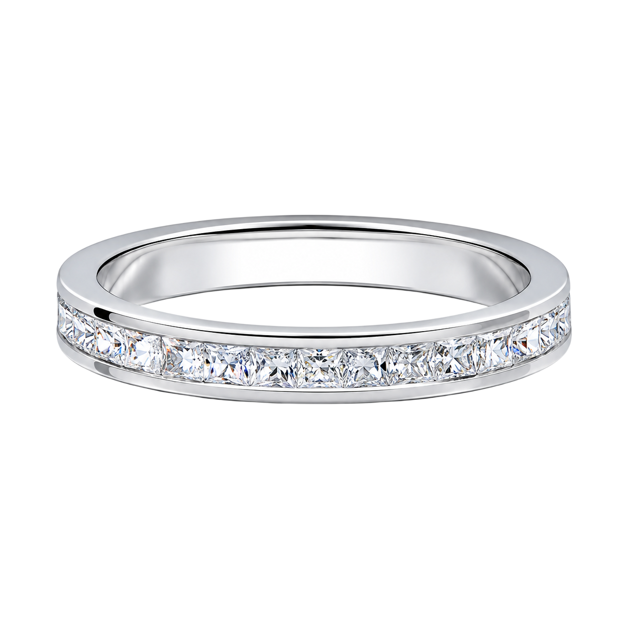 Classic Princess-Cut Channel Band