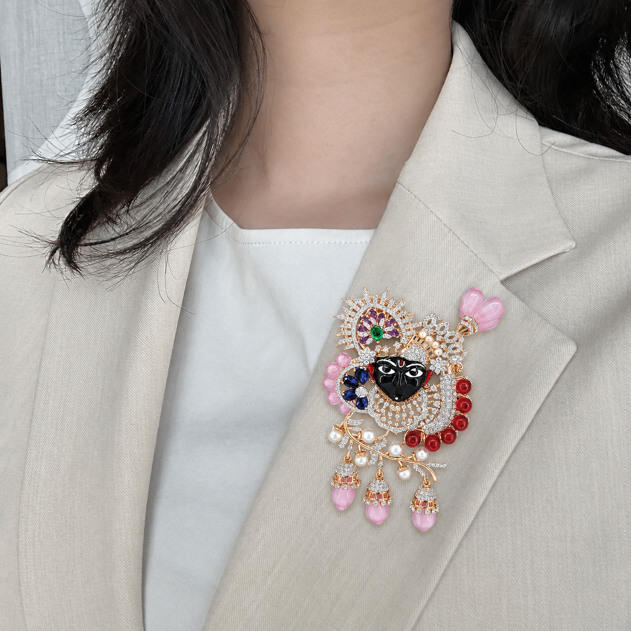 Shrinathji Heritage Grand Brooch