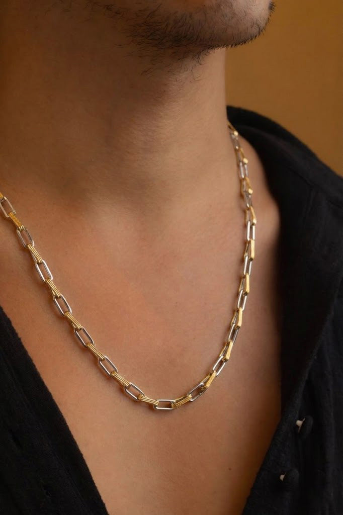 Two-Tone Gents Link Chain