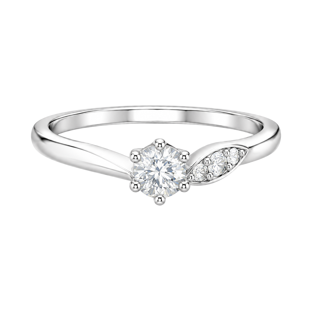 Graceful Asymmetric Accent Ladies Band